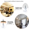 2 Pack White Swag Ceiling Hooks and Hardware Set for