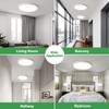 2PK 15.8 Inch LED Flush Mount Ceiling Light, 32W, 3480LM,