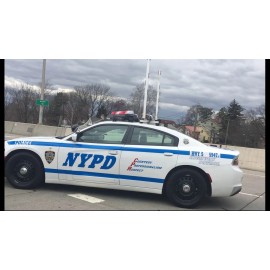 Non Operating Lightbar 1/32 NYPD Highway Patrol Style High Riser Lightbar New York Police Sheriff