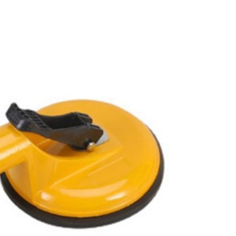 Yellow 2 Jaw Suction Cup Aluminium Alloy Professional Double Jaw