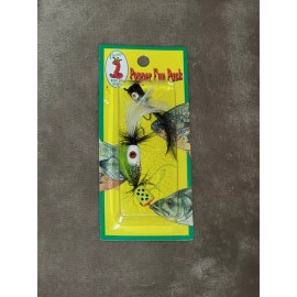 Creme Fly Fishing 3 Count Topwater Popper Fun Pack ~ Trout / Panfish Lures/ Bait
