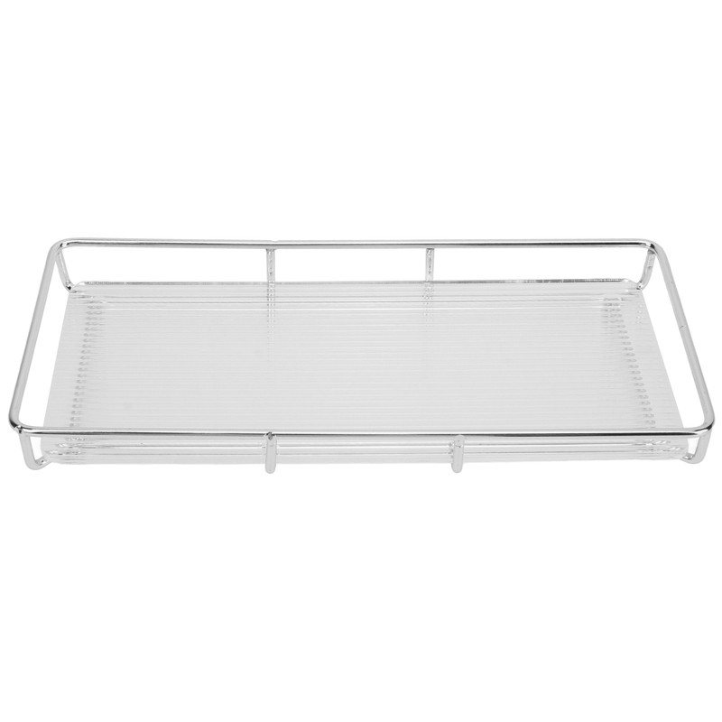 Bathroom Countertop Tray Stainless Steel Acrylic Modern Minimalist Design Space