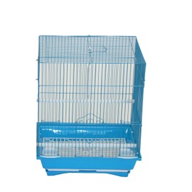 YML A1324MBLU Flat Top Medium Parakeet Cage, 13.3" x 10.8" x 16.5"
