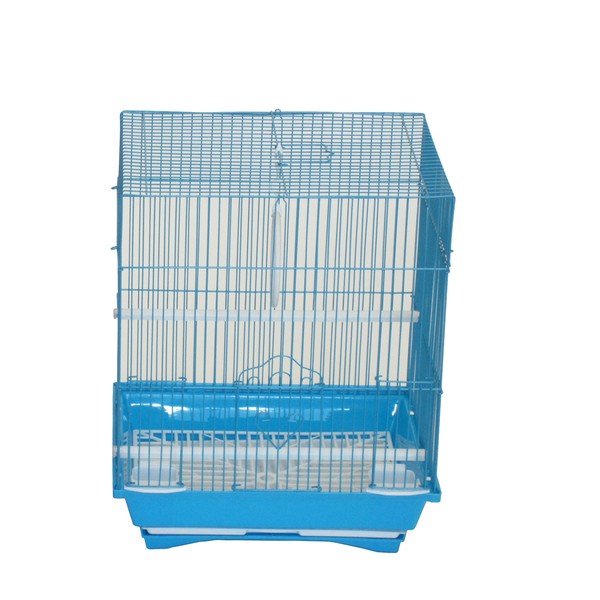 YML A1324MBLU Flat Top Medium Parakeet Cage, 13.3" x 10.8"