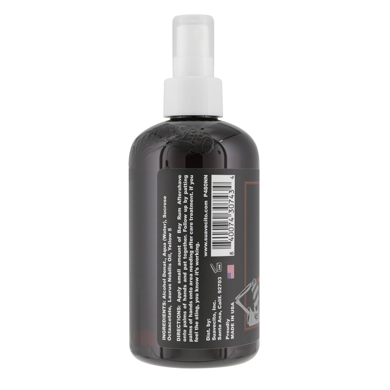 Suavecito Bay Rum Aftershave 8 oz.