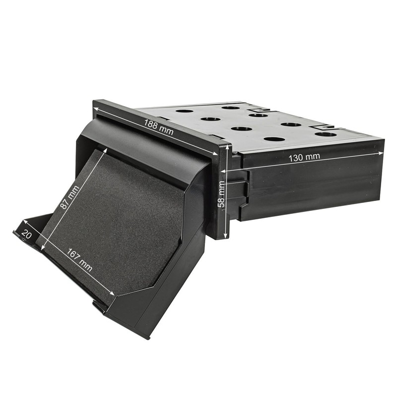 tomzz Audio 2400-005-1 Storage Compartment Plastic with Support Edge Height