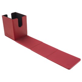 Ultra Pro - Vivid Alcove - Caja de cartas con tapa (rojo) - Almacena y protege hasta 100 tarjetas coleccionables de tamaño estándar, tarjetas de béisbol, tarjetas de juego, tarjetas deportivas o