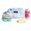 PackIt Freezable Snack Box, Blue Sky, Built with ECOFREEZE Technology,