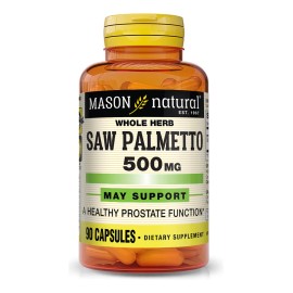 Saw Palmetto 500mg - 90 Cápsulas Mason Natural