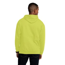 Fruit of the Loom Men's Eversoft Fleece Sweatshirts & Hoodies, Pullover-Safety Green, Large