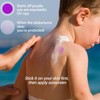 UV Detecting Patches | UV Sticker Waterproof Sunscreen Patches,Color Changing,