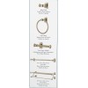 Sheffield Home 5 Piece Bathroom Accessory Set in Brushed Nickel(Silver)