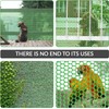Upgraded Chicken Wire Fence Mesh - 40CM x 500CM Black/Green/White