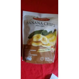 Mixed Nuts Inc. 2 PACK PREMIUM ORCHARD BANANA CHIPS DRIED & CRISPY (16 OZ EACH)