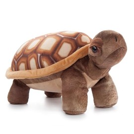 The Petting Zoo Desert Tortoise Stuffed Animal Plushie, Gifts for Kids, Wild Onez Zoo Animals, Desert Tortoise Plush Toy 14 Inches