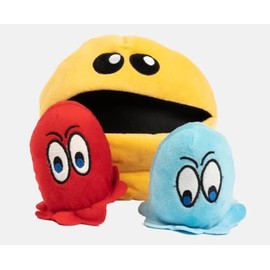 Silver Paw Snackman Gamer Dog Toy Interactive Plush 3-in-1 Ghosts w/Squeakers & Crinkle