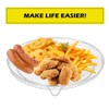 3PCS Fryer Rack Set Stainless Steel Round Stackable Multi Layer