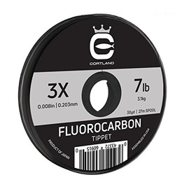 Cortland Fluorocarbon Tippet (3X - 7lb / 30yd)