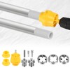 PVC Thread Maker Tool for Electric Drill, Pipe Threader Kit