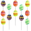 Happy Easter Egg Lollipops Suckers, Fat-Free, Individually Wrapped Easter Egg Pops (12-Pack)