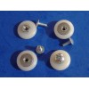 Ultra LOT OF FOUR 7/8" NYLON CONVEX ROUND SHOWER DOOR