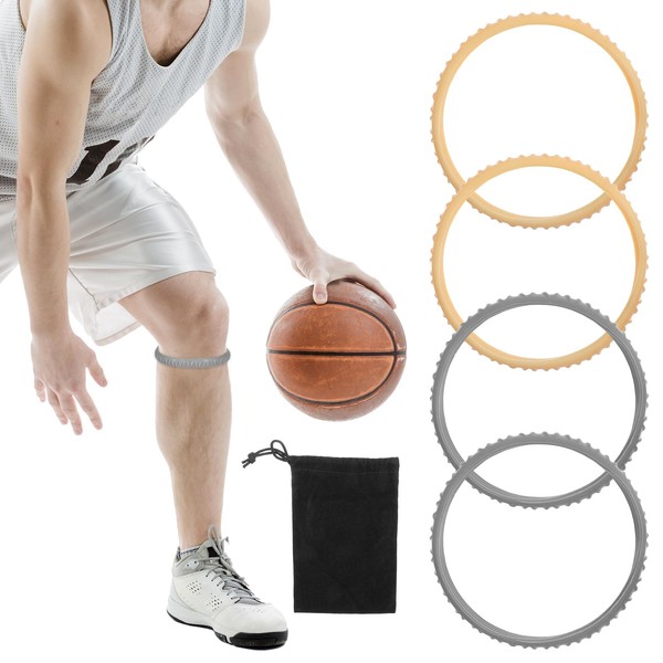 LIQWEI 4Pcs Patellar Tendon Support Strap Knee Band for Kids,