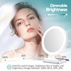 B Beauty Planet Magnifying Mirror with Light 30X, Double-Sided 1X/
