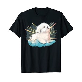Cute Maltese Dog on Maltese dog Lover Men Women Kids T-Shirt