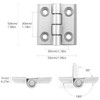 Kamtop Hinge Aluminium Profile Door Folding Hinge 2 x 4040