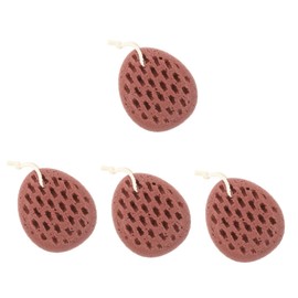 Healeved 4pcs Soft Bath Sponge for Gentle Skin Cleansing Reusable Exfoliating Body Scrubber Cute for Daily Shower Routine Suitable for All Ages