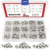 Hilitchi 460-Piece M3 M4 M5 Stainless Steel Button Head Hex
