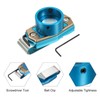 PATIKIL Magnetic Billiard Chalk Holder Round Aluminum Alloy Pool Billiard