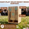 Kmise Portable Cajon Drum Box, 11.8×12.2×19.6" Adjustable Snare Cajons Drums,