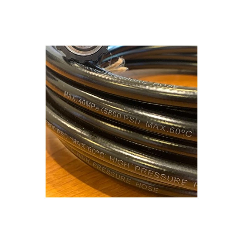 〈HOTEISON〉High-Pressure Washer Hose Extension 10m for Ryobi, Iris, and Others,