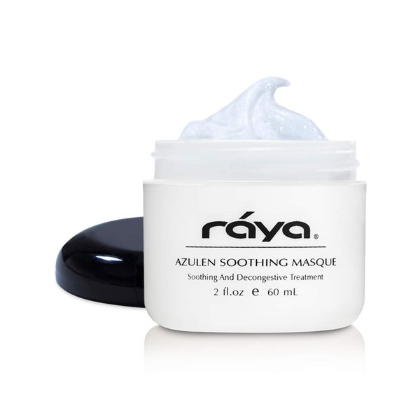 RAYA Azulen Soothing Masque (602) | Calming Facial Treatment Mask for Sensitive Skin | Tones and Refines Complexion | Made with Azulene and Aloe Vera