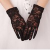ITODA Women's Wedding Gloves, Lace Gloves, UV Cut Gloves, Short
