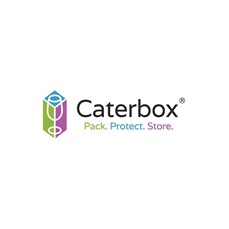 Caterbox Pack of 2 Small, Grey, Square, Dishwasher, Cutlery Baskets