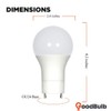 GoodBulb LED Light Bulbs - 9 Watt (60 Watt Equivalent)
