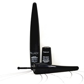 Palladio Liner Obsessed Precision Liquid Delineador de ojos en roll-on, líneas precisas y definidas, diseñado para aplicar líneas perfectamente rectas, acabado negro mate, secado rápido, Negro