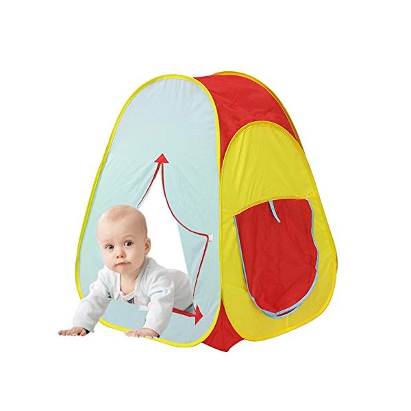Tech Traders Kids Active Pop Up Play Tent - Play House, Indoor or Outdoor Portable Play Tent Unisex