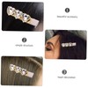 WOONEKY 2pcs Heart Hair Clips for Women Retro Duckbill Barrettes
