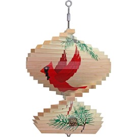 Cardinal Wood Wind Spinner - Made in USA