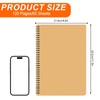 TAOBWN 2 Pack A4 Blank Notebook 120 Pages/60 Sheets Wirebound