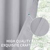BGment Light Grey Blackout Curtains 45 Inch Length for Bedroom