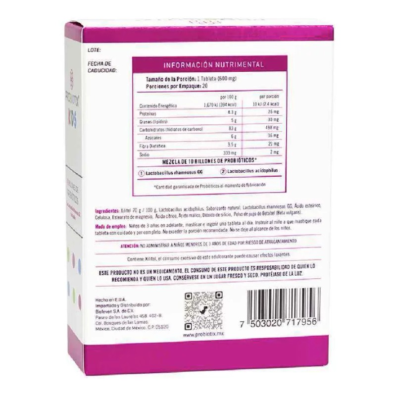 Probiobiotix Kids - 10 Billones Sabor Moras