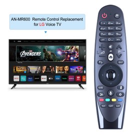 GOUYESHO Voice Replacement Remote Control AN-MR600 for LG TVANMR600 AN MR600 32LF652V 32LF630V 32LF630V-TA 40LF630V 40LF630V-TA 42LF652V 43LF630V 43LF630V-TA 49LF630V 499LF6340V-TA 55LF630V