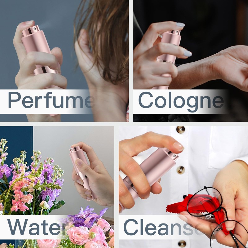 owlyee Perfume Travel Refillable Atomizer Bottle: Cologne Spray Mini for