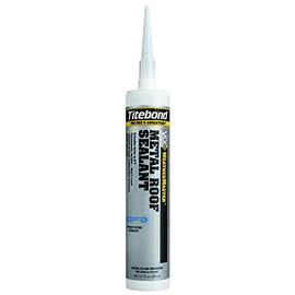Titebond WeatherMaster Metal Roof Sealant 63991 Crystal Clear 10.1-Oz