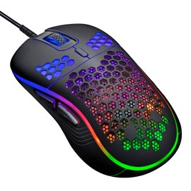 CENTURY CRC-GMRGB02BK Gaming Mouse RACEN RGB LT Black [IR LED / 6 Buttons / USB / Wired ]