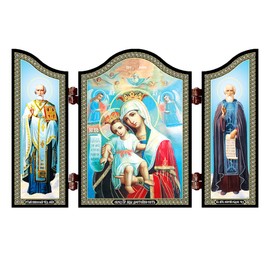NKlaus 1408 Mother of God Worthy is Christian Icon Dostojno Est Bogorodicy